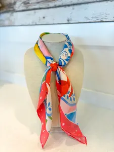 Silk Patterned Scarf