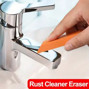 Magic Eraser, Stainless Steel Rust Remover, Kitchen Cleaning Brush, Bathroom Mirror Wiping Eraser, Toilet Rust Eraser, Multipurpose Rubber Cleaner, Scrubbing Pad
