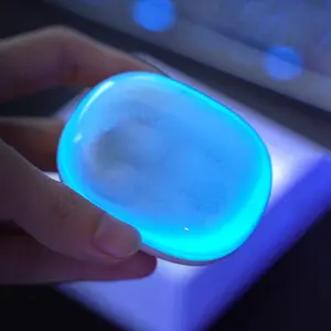 SummerWins Luminous Quicksand BISA 360° Spatial Sound Open Earbuds view the mysterious light shadow quicksand at night Calls Active noise cancellation Quick link to your device IP54 rated dust and water resistant 3-Size Skin-Friendly Ear Tips