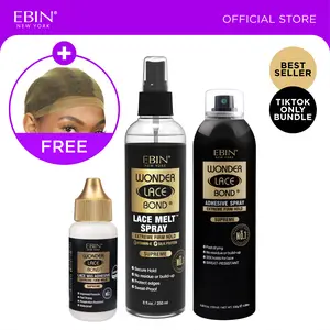 EBIN Wonder Lace Bond Complete Wig Kit with FREE HD Wig cap | Melt, Protect & Secure, Long-Lasting Hold