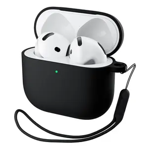 AirPods Pro 2 Silicone Case with Soft Shell, Protective Cover for Wireless Earphones with Silicone Strap, Accessory for AirPods Pro2 Wireless Earbuds