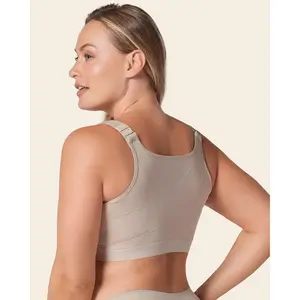 Stretch Cotton Wireless Posture Corrector Bra Leonisa