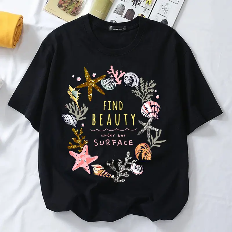 Men's Casual Tshirt, Oversized Tropical Print in Lightweight Combed Cotton, Breathable Sweat-Wicking Streetwear for Summer, USA-Made, Shortsleeve, Top, Fabric, Menswear, Tee, Breathable Fabric, Plain, Round Neck, Minimalist, Crew Neck, All Seasons