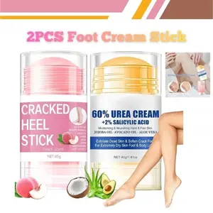 2PCS Foot Cream Stick – Hydrating & Anti-Cracking Foot Balm for Dry, Cracked Feet, Repairs & Softens Skin for Men & Women, Perfect New yearGift