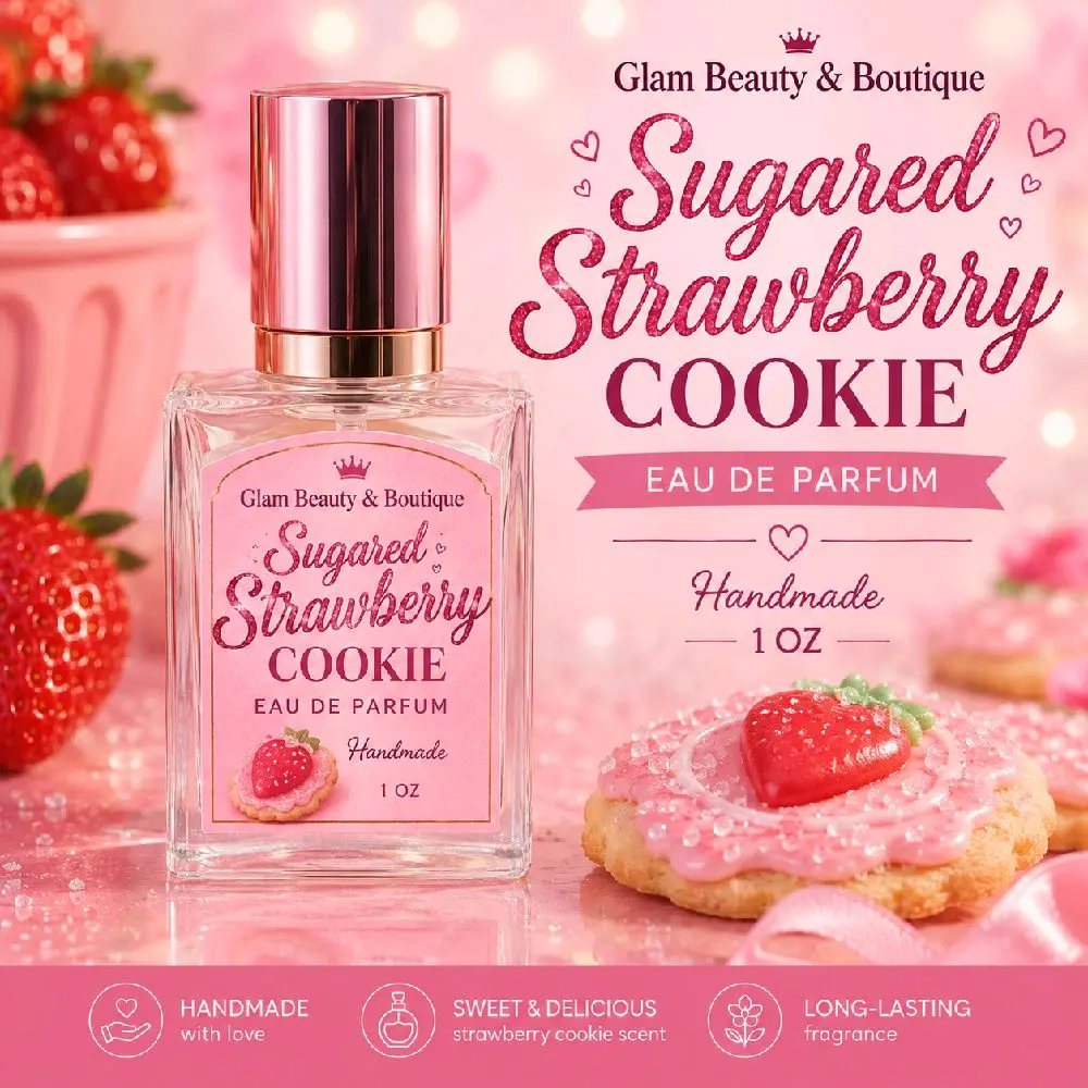 Sugared Strawberry Cookie Eau de Parfum - 1 oz/30 ml Perfumes for Women for Everyday Wear & Gifting
