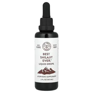 Pure Indian Foods Best Shilajit Ever™, Liquid Drops, 2 fl oz (60 ml)