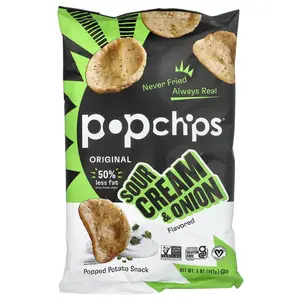 Popchips Original, Sour Cream & Onion, 5 oz (142 g)