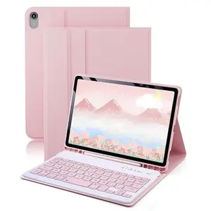 Tablet Cover, 1 Count Wireless Keyboard Case for iPad mini 7 (A17 Pro 2024) & Mini 6 (2021) 8.3 inch, Tablet Keyboard Protective Cover with Pen Holder, Accessories