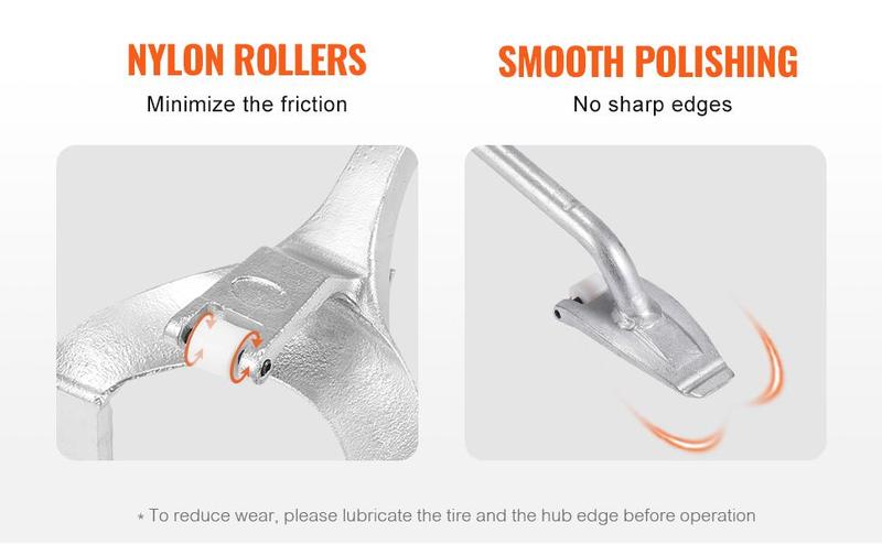 VEVOR Truck Tire Changer Mount Demount 22.5-24.5 in Radial Bias Ply/Tubeless Tire