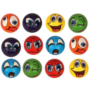 12 Pcs Funny Face Stress Balls – Fidget Squeeze Foam Balls for Adults & Kids, Stress Relief, Party Favors, Birthday Gifts, Goodie Bag Stuffers, Classroom Prizes, Office Gifts