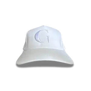 007. WATER REPELLENT MULTI-LOGO TRUCKER | White