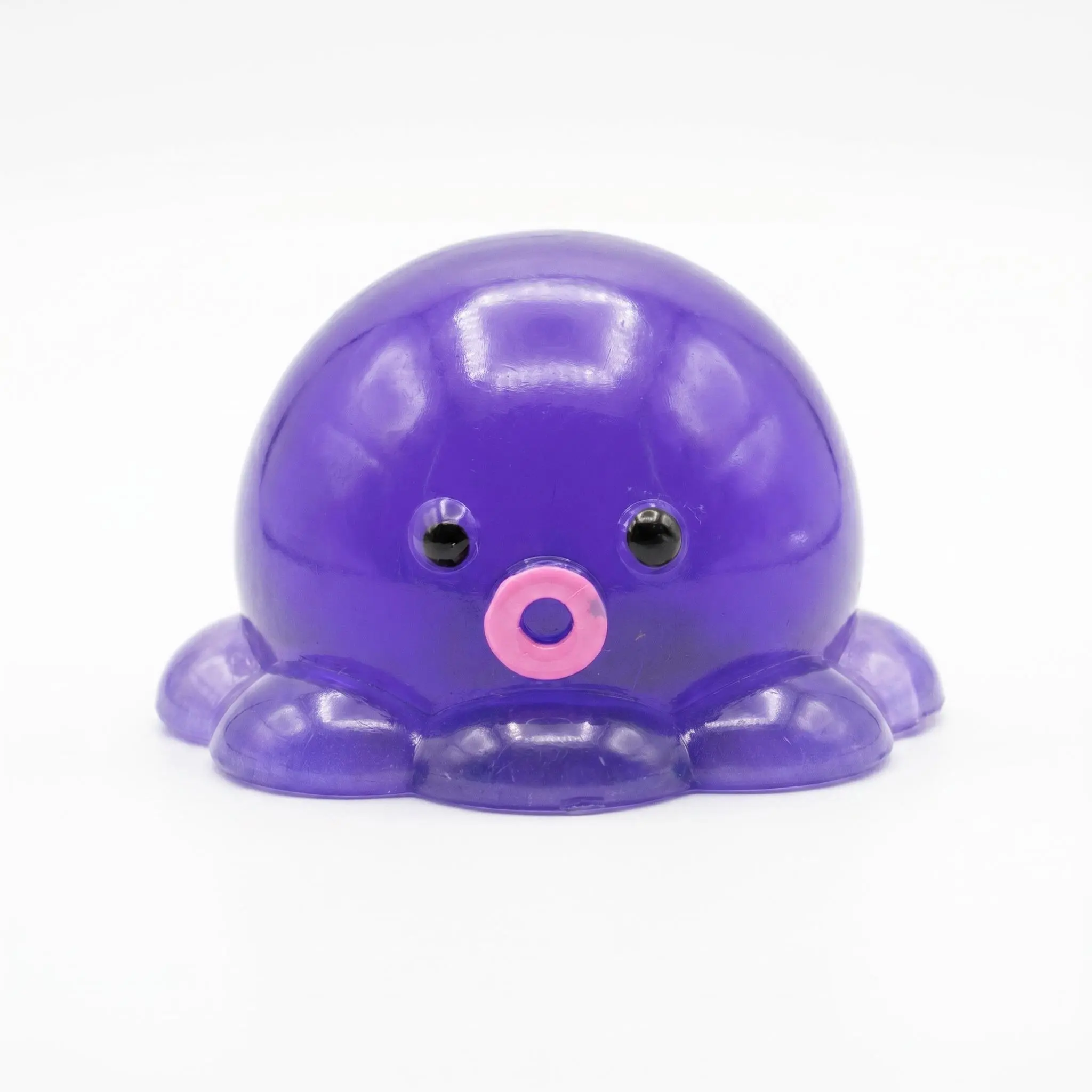 Purple Squishy Octopus Stress Relief Toy, Ultra Soft Slow Rebound Fidget for Anxiety, Washable Sensory Toy