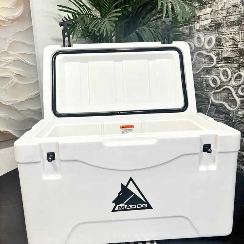 MADOG PORTABLE REFRIGERATED COOLER WITH DRAIN CAMPING COOLER ️