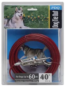 Boss Pet Products Q3540 SPG 99 40 ft. Large Dog Cable Tie Out