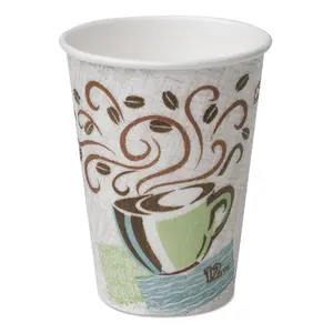 Dixie 5356CD Hot Cups, Paper, 16oz, Coffee Dreams Design, 50/Pack (DXE5356CD)