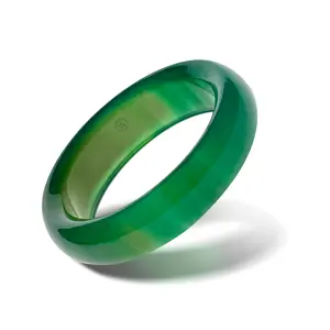 Green Agate Ring - Heart Chakra Stone