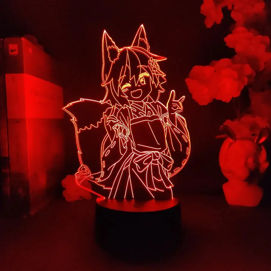 The Helpful Fox Senko Anime LED Lamp, Indoor Lighting for Room Home Decor