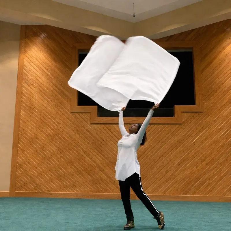 Wings of Angels(white) worship flags