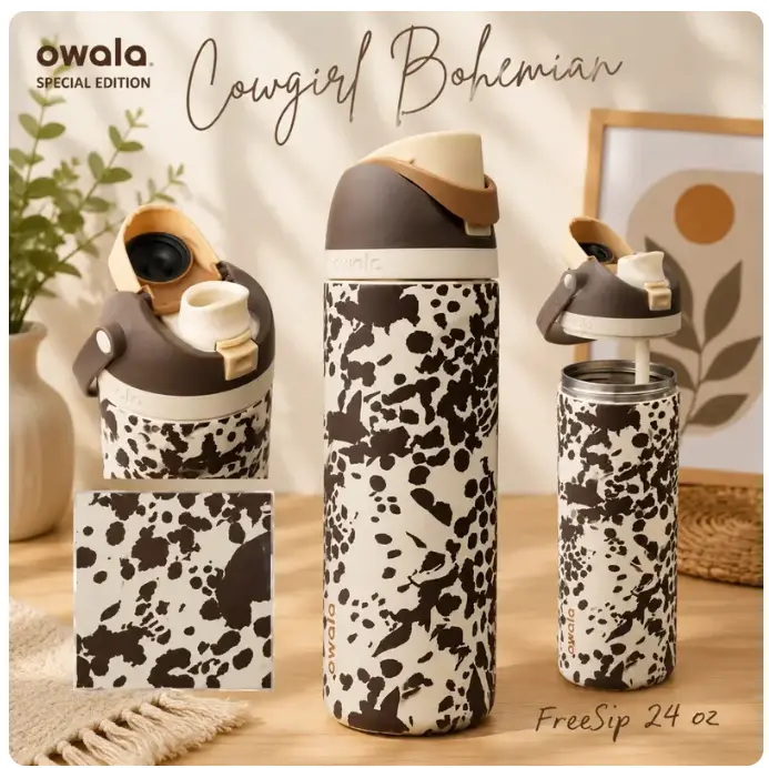 Owala FreeSip 32oz Cowgirl Core Limited Edition Insulated Water Bottle