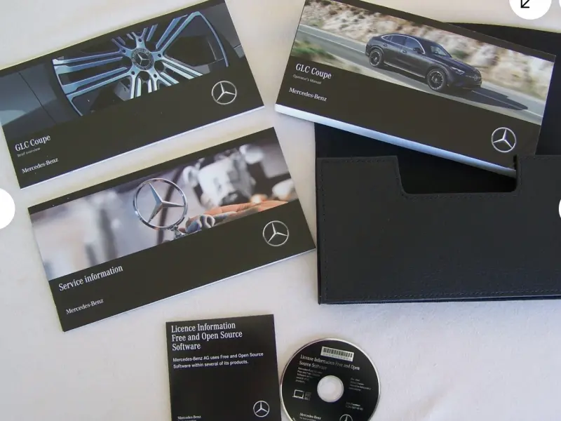 2025 MERCEDES BENZ GLC Coupe CLASS MODELS Owners Operators Manual Set
