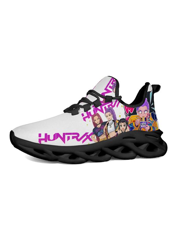 Kids K-Pop Hunterix Casual Shoes, Casual Jogging Shoes, Lightweight Comfortable Sports Sneakers, Trendy Trainers with Textile Upper and EVA Sole for All Seasons
