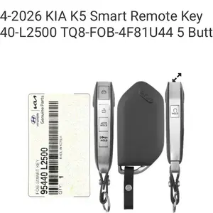 2024-2026 KIA K5 5-Button Smart Remote Key Fob, Car Key Accessory, Part Number 95440-L2500, TQ8-FOB-4F81U44