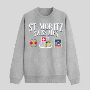 Men's Swiss Alps Fleece Sweatshirt - Heather Gray XXL
