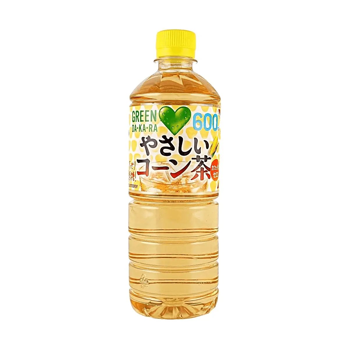 Suntory Green Dakara Gentle Corn Tea - 0 Sugar, 0 Fat, 0 Calorie, Caffeine-Free, 600ml Bottle