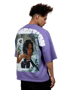 Down Shoulder OS Shirts