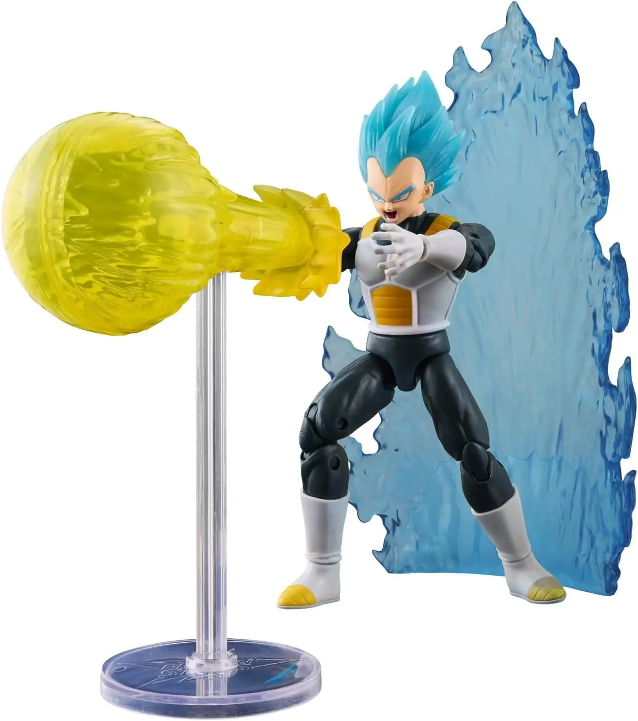 Dragon Stars Series - Dragon Ball Super - Super Saiyan Blue Vegeta, Power Up Pack 6.5" Action Figure Set