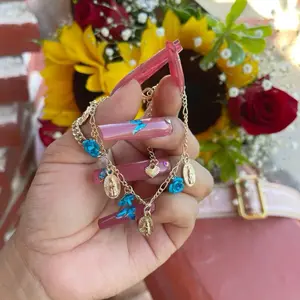 bby blue virgencita bracelet