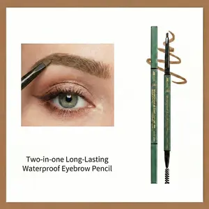 Effortlessly Create Perfect Long-lasting Brows with Waterproof Defining Eyebrow Pencil in Khaki Brown for Golden Linen or Light Hair Colors