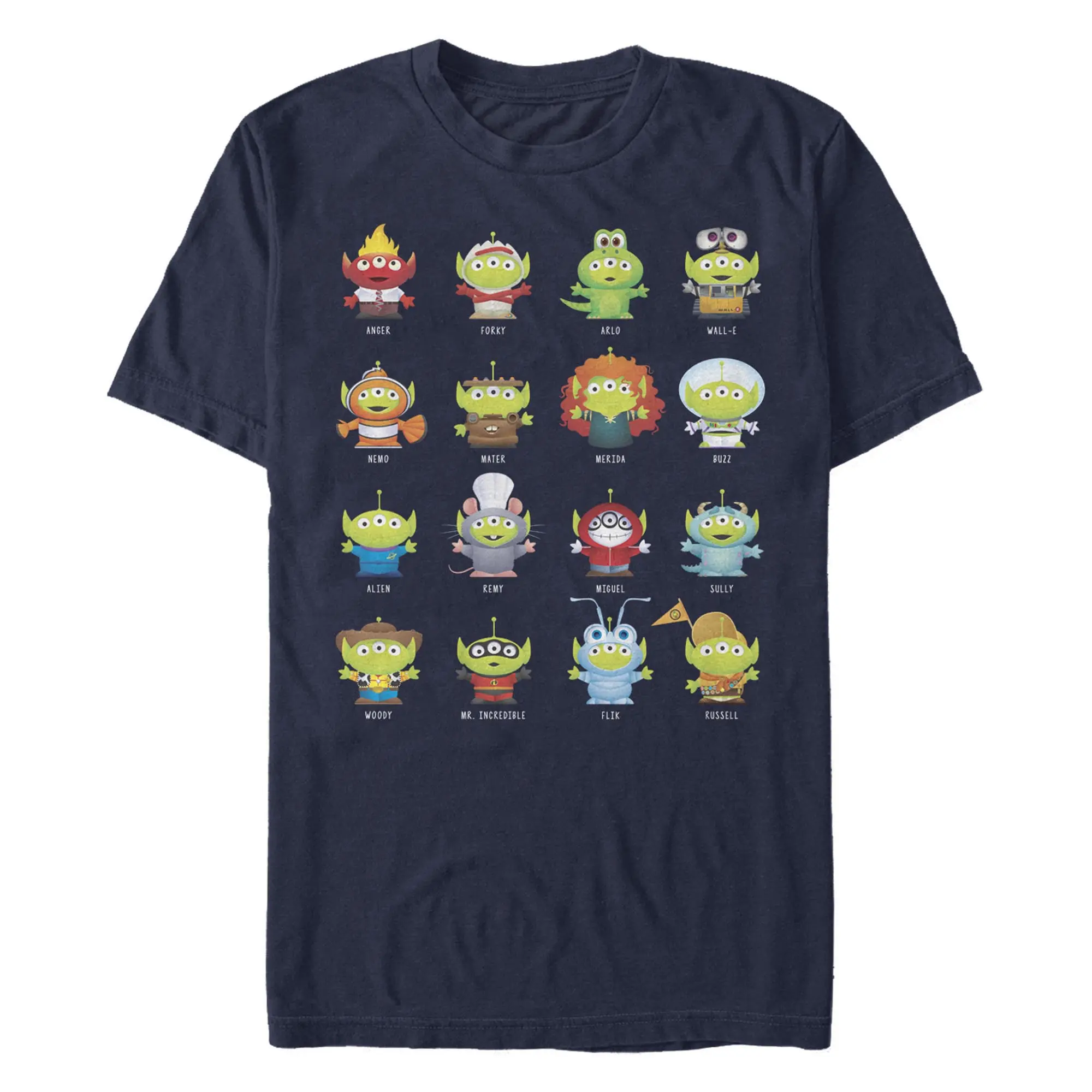 Men's Pixar Character Alien Characters T-Shirt