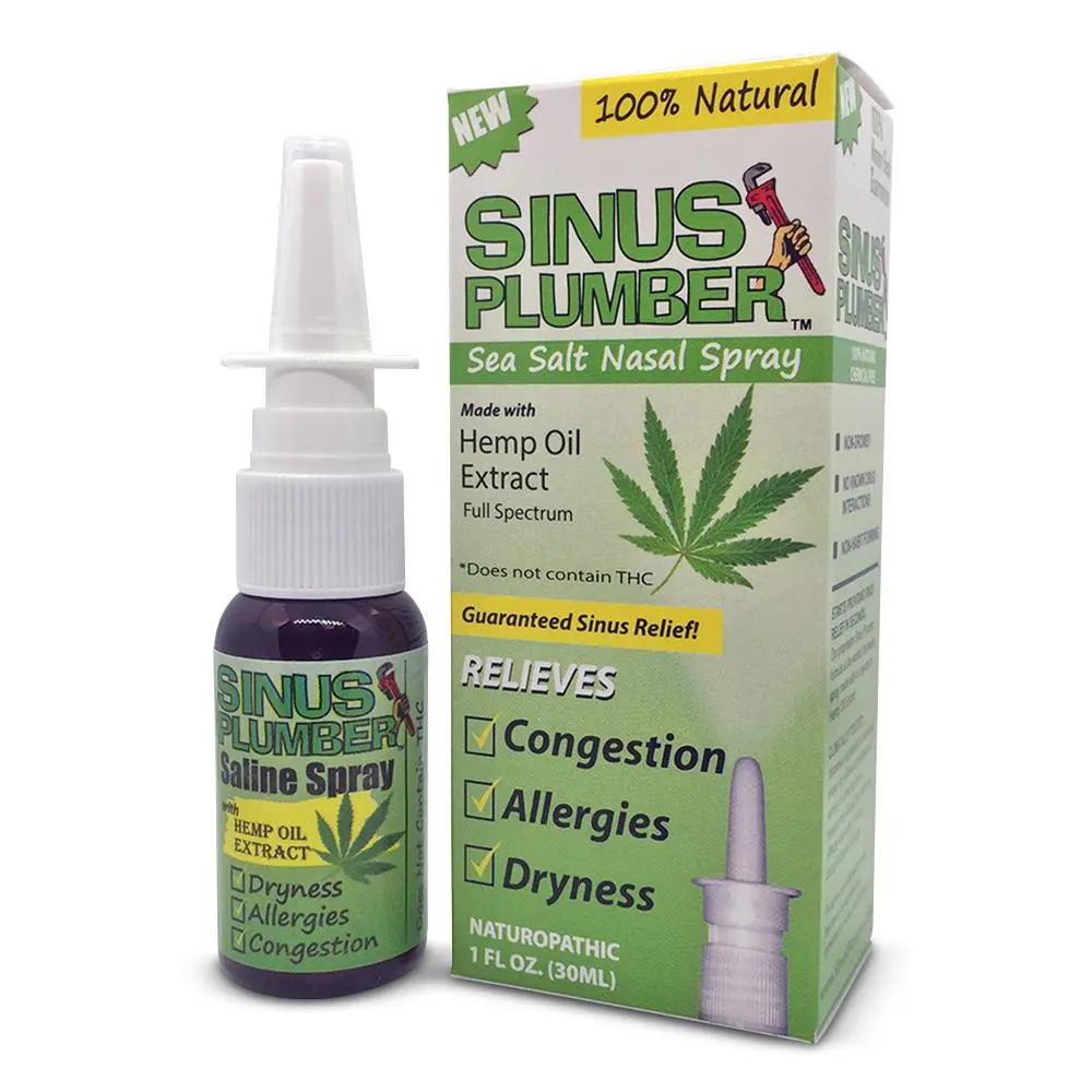 Sinus Plumber Hemp Formula - Moisturizing & Soothing Nasal Support - 1 floz Healthcare Therapeutic
