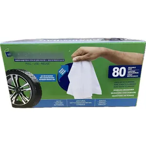 Grab-A-Rag Washable Microfibre Rags, 80-Count