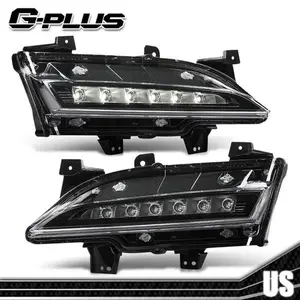 LED Daytime Running Lights Fog Lamps Fit For 15-19 Lincoln MKC LH+RH