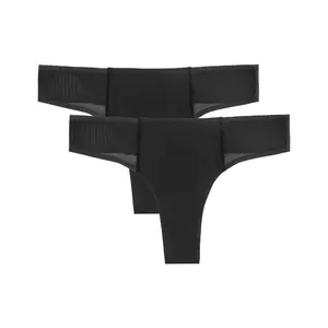 Soft Seamless Thong with Mesh 2-Pack Bundle