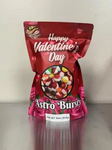 Happy Valentine's Day Astro Bursts 1 POUND Freeze Dried Skittle