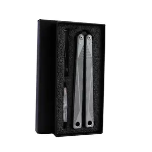 1pc Aluminum Alloy Outdoor Practice Trainer Fork, Non-Sharp Stainless Steel Blade Hand Tool for Skill Learning