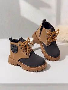 Cute Fashionable Boots for Ages 2-6, Comfortable Lightweight Easy-On Shoes for Celebrations School Dance Parties Outdoor Play Pull On Boots