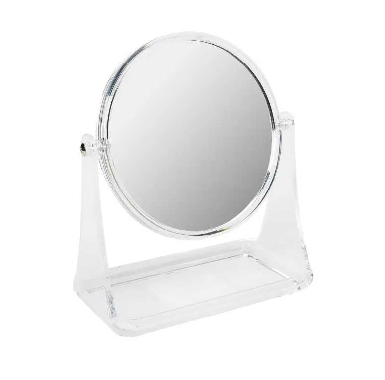 Double-Sided Vanity Mirror Clear - Simple Design for Your Needs