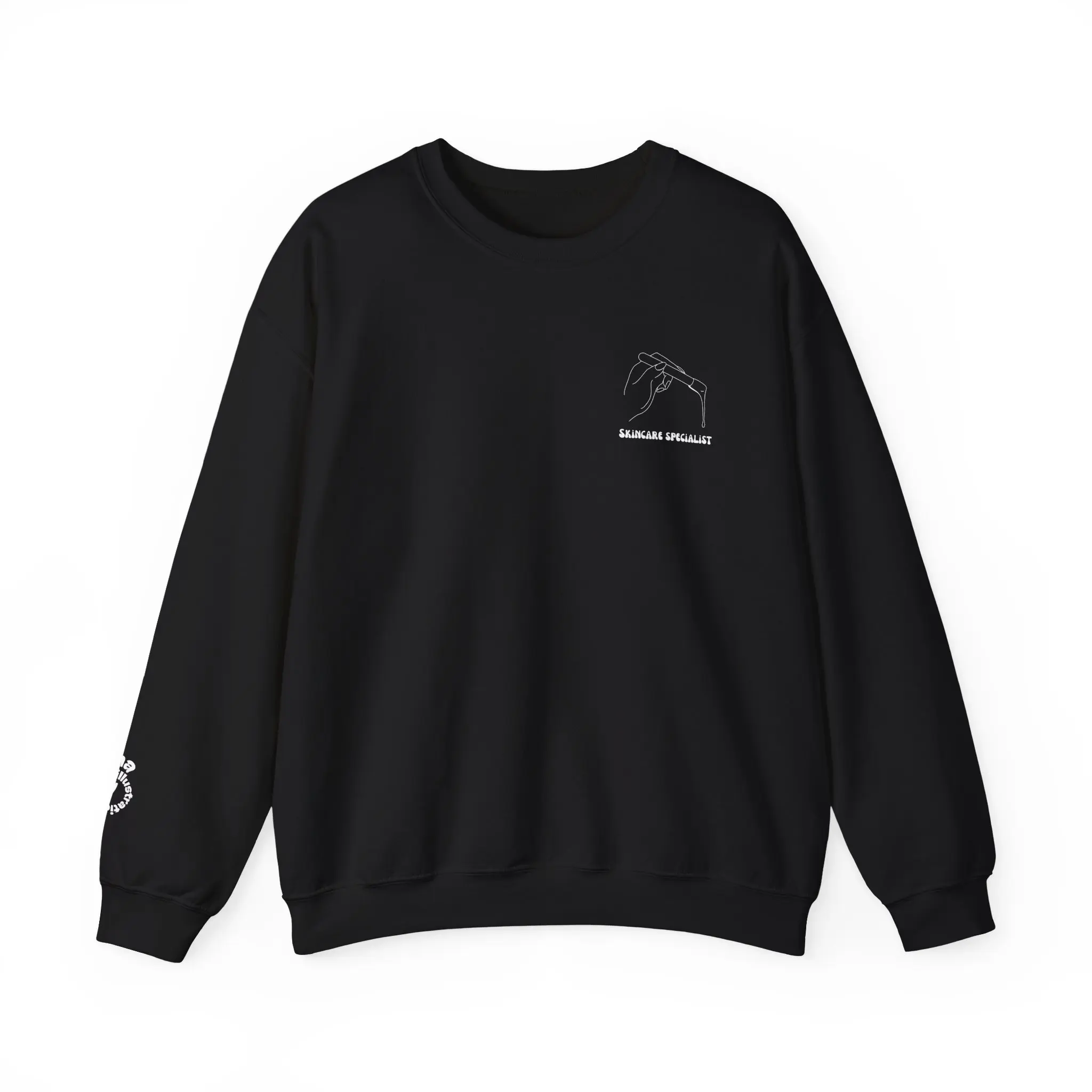Esthetician Crewneck Sweatshirt - Beauty Therapist Sweater, Spa Worker Jumper, Skincare Specialist Pullover, Facialist Top, Cosmetology Gift