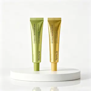 2 Pcs New Arencia Booster Shot Dual-Action Resurfacing Set featuring Vitamin C and Retinal to brighten the complexion fade dark spots provide day-and-night repair refine pores and deliver deep hydration