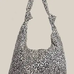 Knotted Strap Leopard Print Hobo Shoulder Bag - Stylish & Versatile for Everyday Use