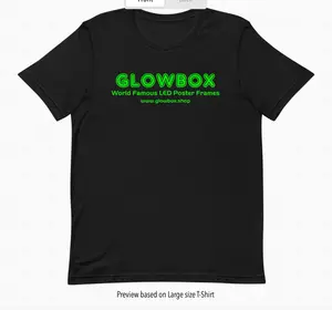 Glowbox Black T-Shirt - Neon Green