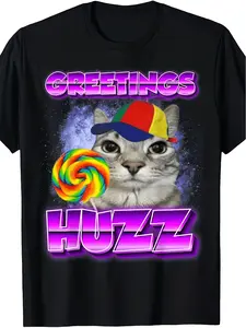 Strange And Exquisite Memes Brain Broken Memes Curse Memes Greetings Memes Cat Memes Humor Memes Internet Memes Joke Tshirts of Various Size Local Warehouse Delivery Men'S Clothing Shirt