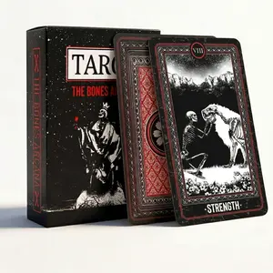 Bones Tarot Deck, Oracle Card,Fortune Telling Game, Family Party Fun Divination Board Game, The Best Christmas Gift