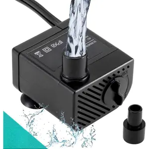 Small Water Pump Ultra Quiet 53GPH (200L/H, 3W) Submersible Mini Water Pump,waterfall filter