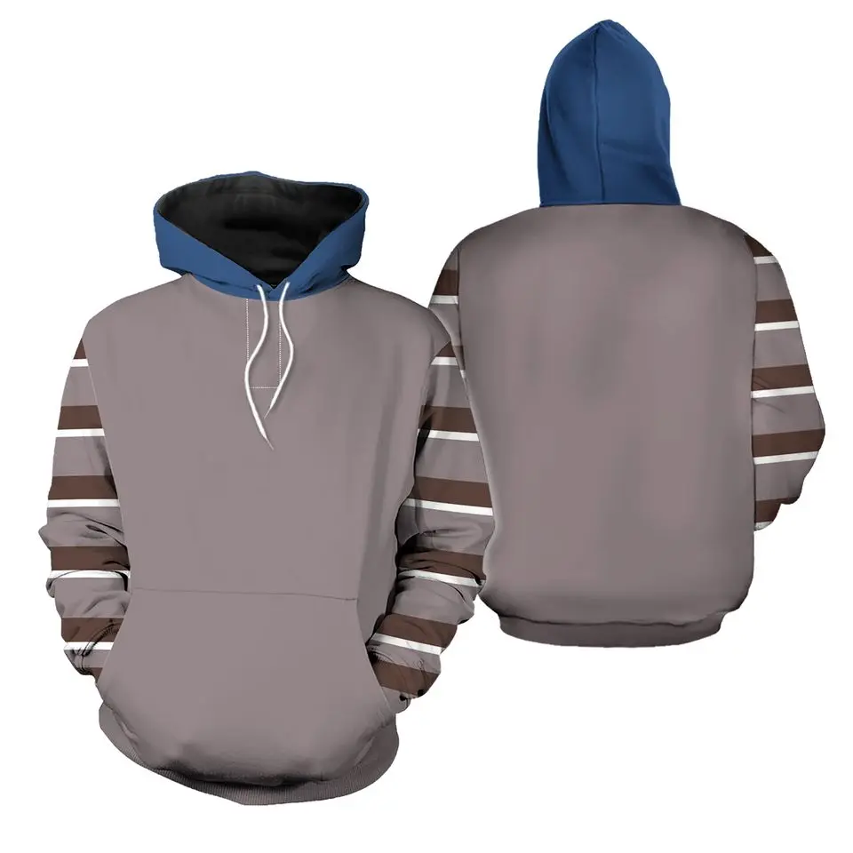 3D Hoodie Cosplay Pullover Jacket Ticci Toby Cosplay Creepypasta, 3D Design Pullover, Realistic Graphic Hoodie, Everyday Casual Style