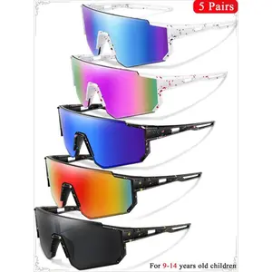 Polarized Sports Sunglasses for Men Women,Driving Fishing Cycling Mountain Bike Sunglasses UV400 Protection